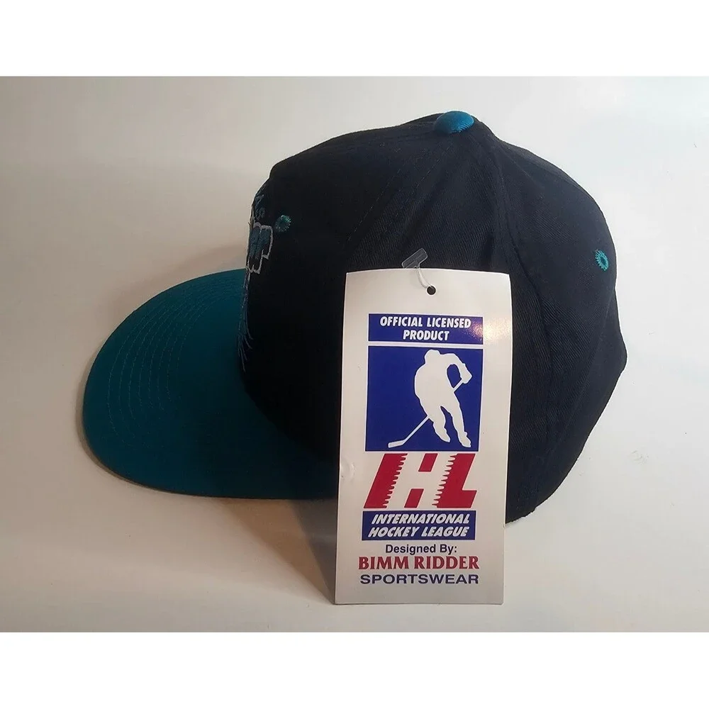 Vintage NWT Las Vegas Thunder IHL Minor League Hockey Cap Snapback Hat Knights